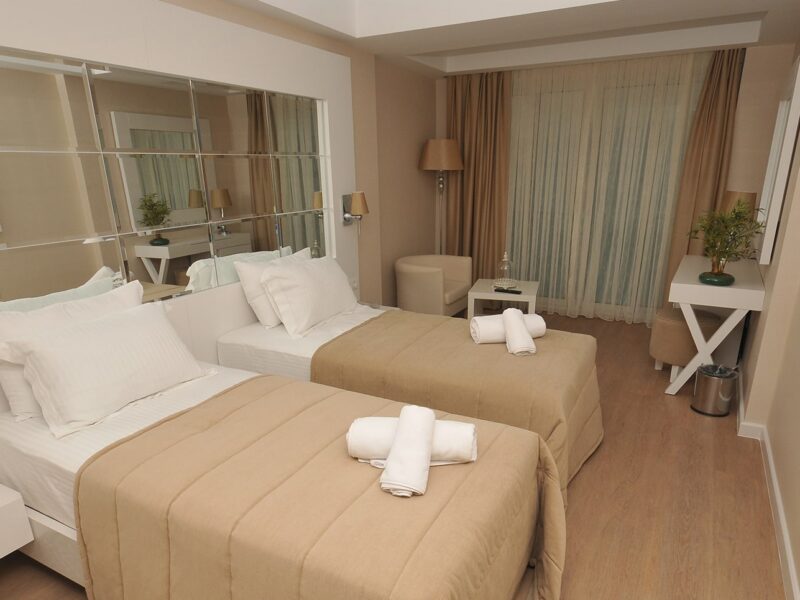 Alesta Yacht Hotel Standart Oda yatak alanı